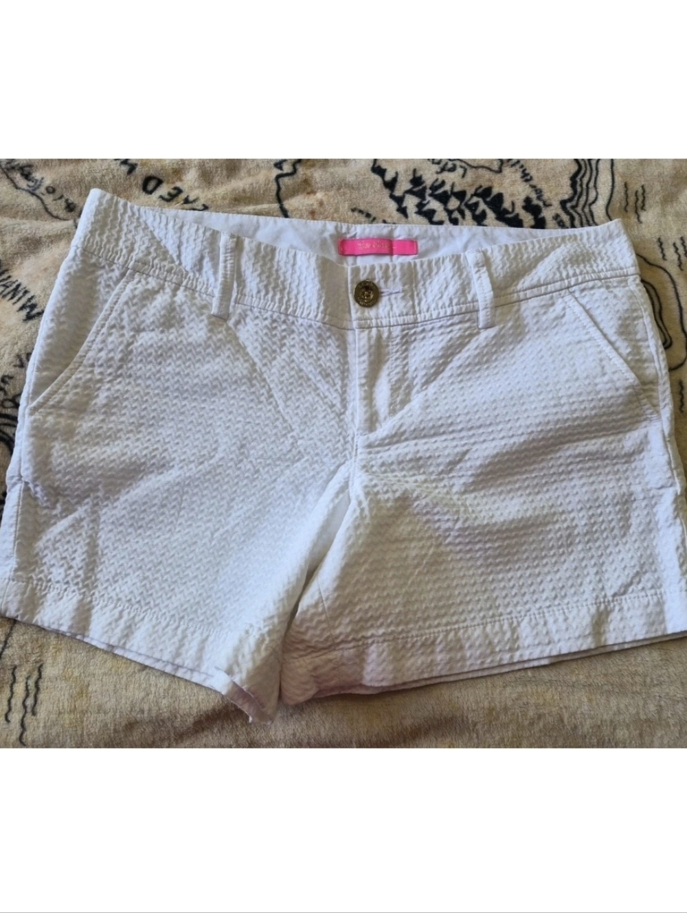 Lilly Pulitzer Size 10 Callahan White Shorts